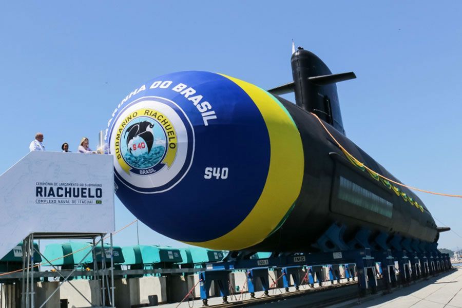 The Riachuelo is the first of four conventional submarines with diesel-electric propulsion.