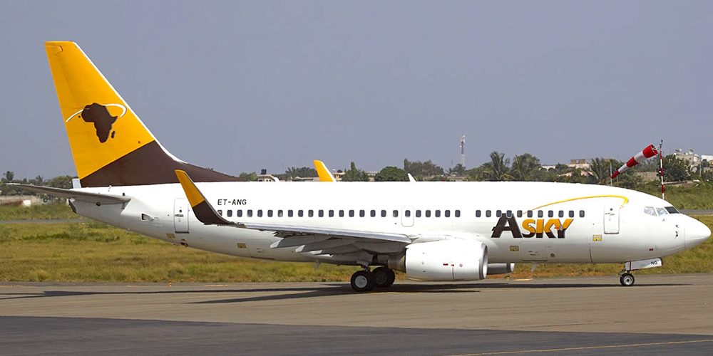 Asky Airlines is a pan-African airline based in Lomé, Togo.