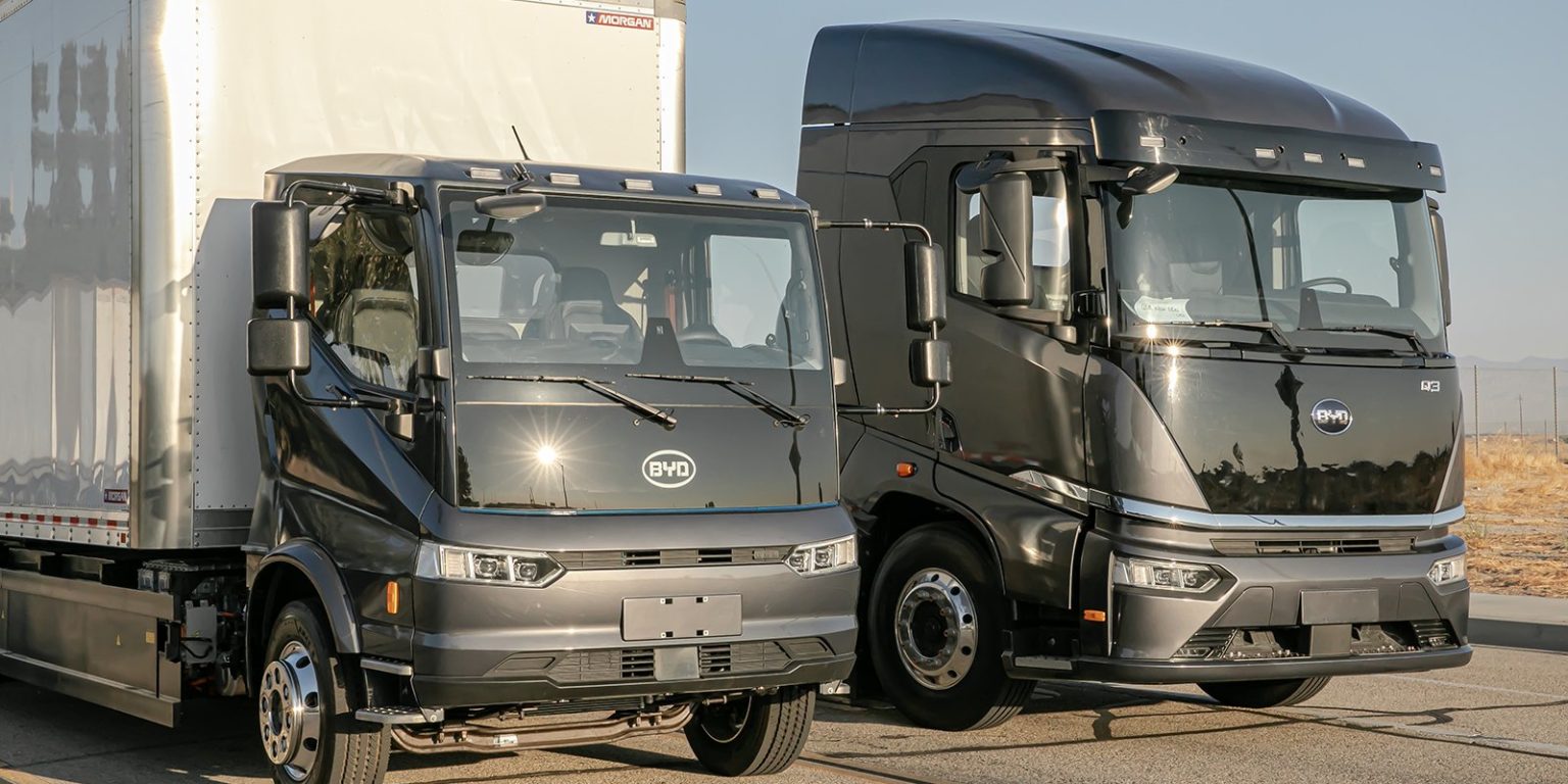 BYD presents heavy-duty electric trucks. (Photo internet reproduction)