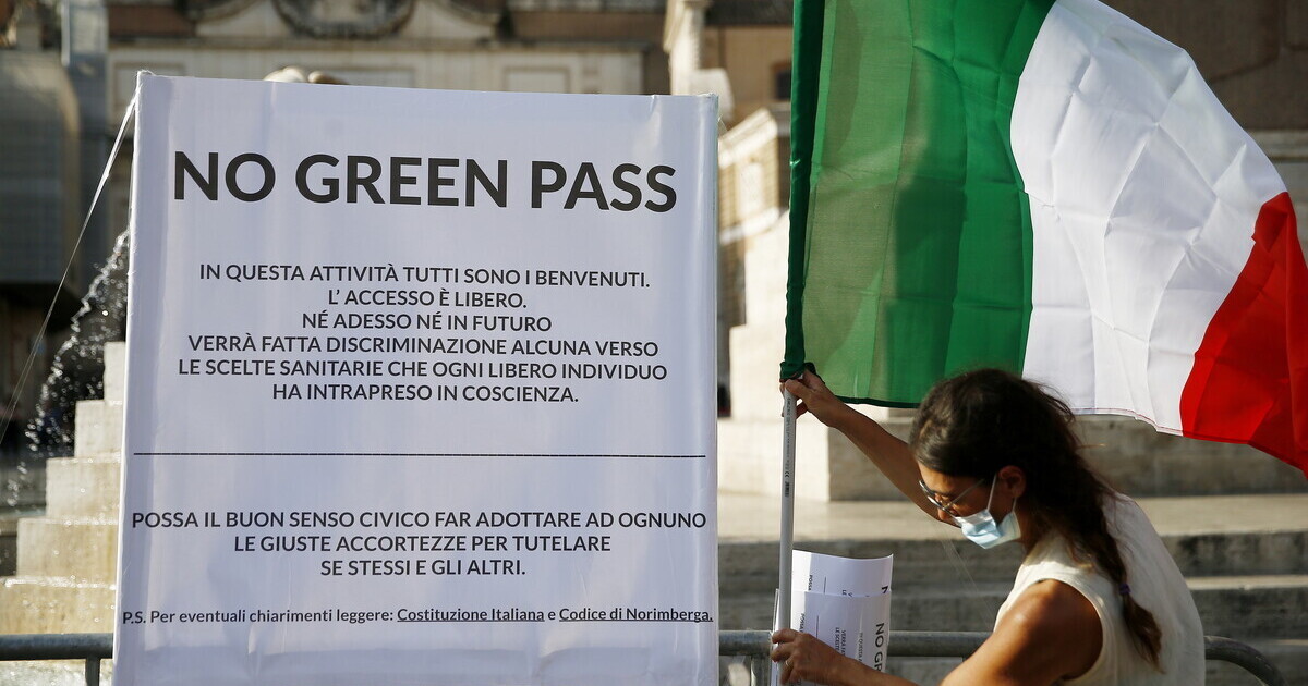 green passport., Italy&#8217;s Meloni says no to mandatory vaccination and Covid passports