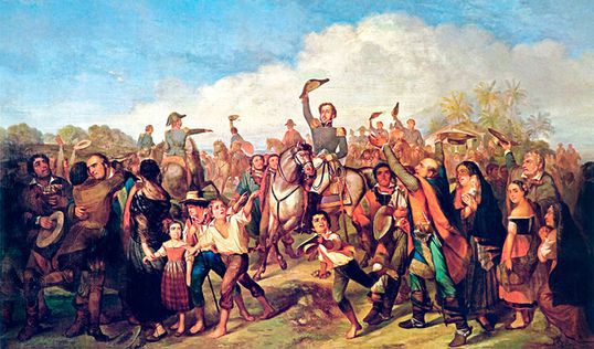 Pedro I proclaimed Brazil's independence after a war that lasted about two years. (Photo internet reproduction)