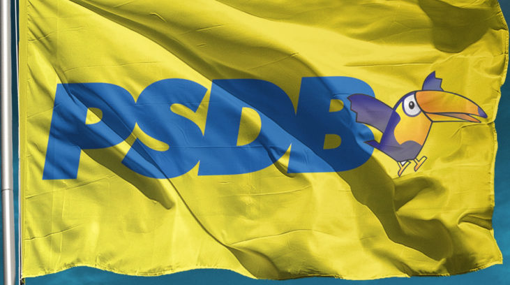 As the third largest party in the National Congress, the PSDB was the main opposition party against the Workers' Party (PT, left). (Photo internet reproduction)