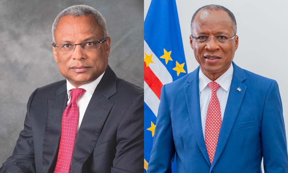 President of the Republic of Cape Verde, José Maria Neves (left), and Prime Minister, Ulisses Correia e Silva (right).