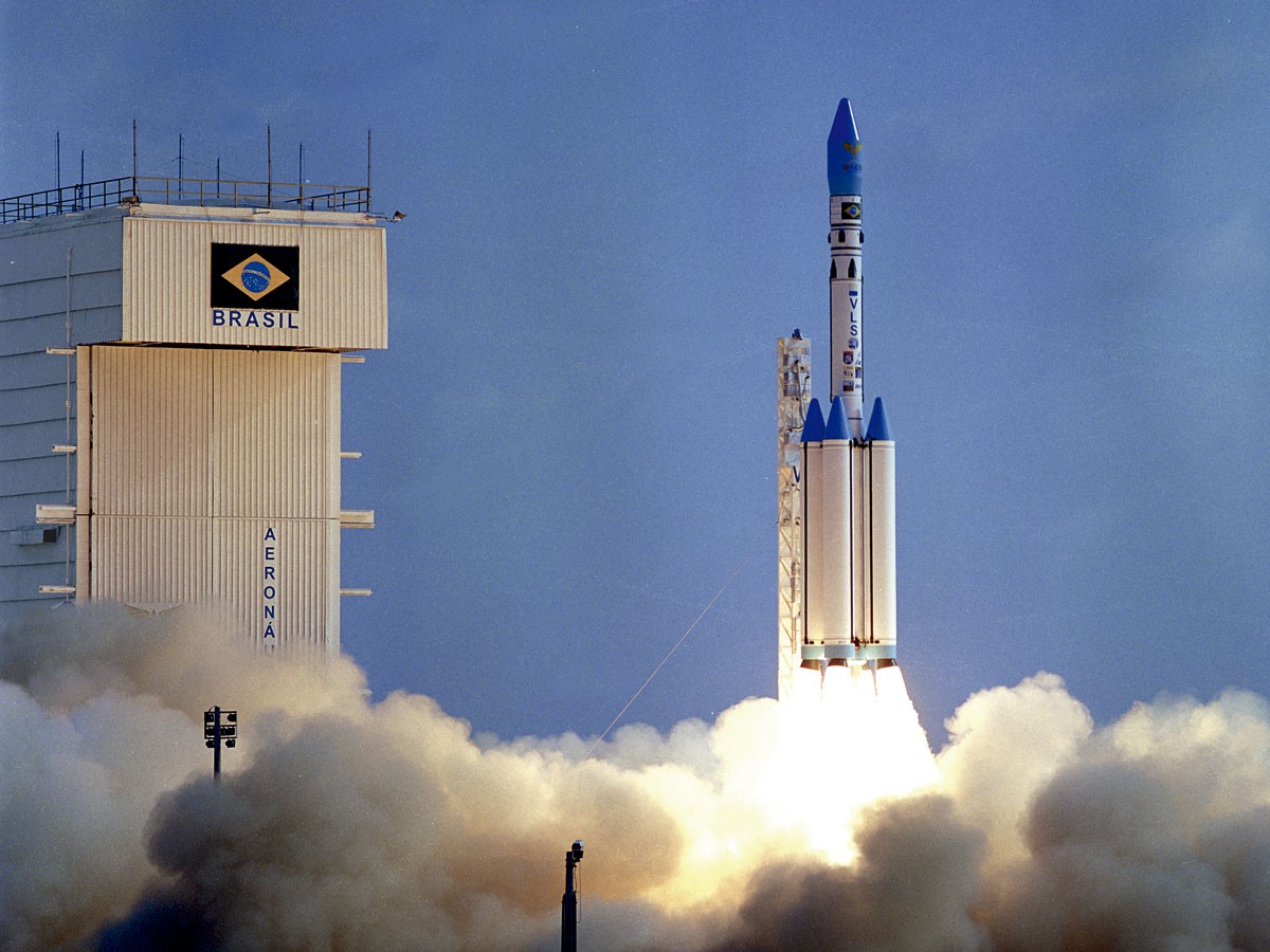 Brazil successfully launches its first rocket manufactured 100 % in the country. (Photo internet reproduction)