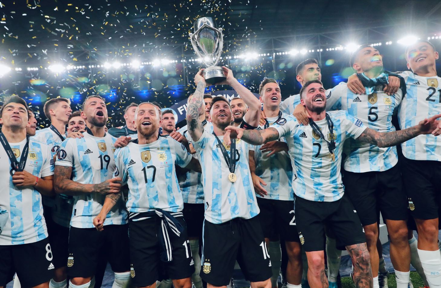Argentina's national soccer team.