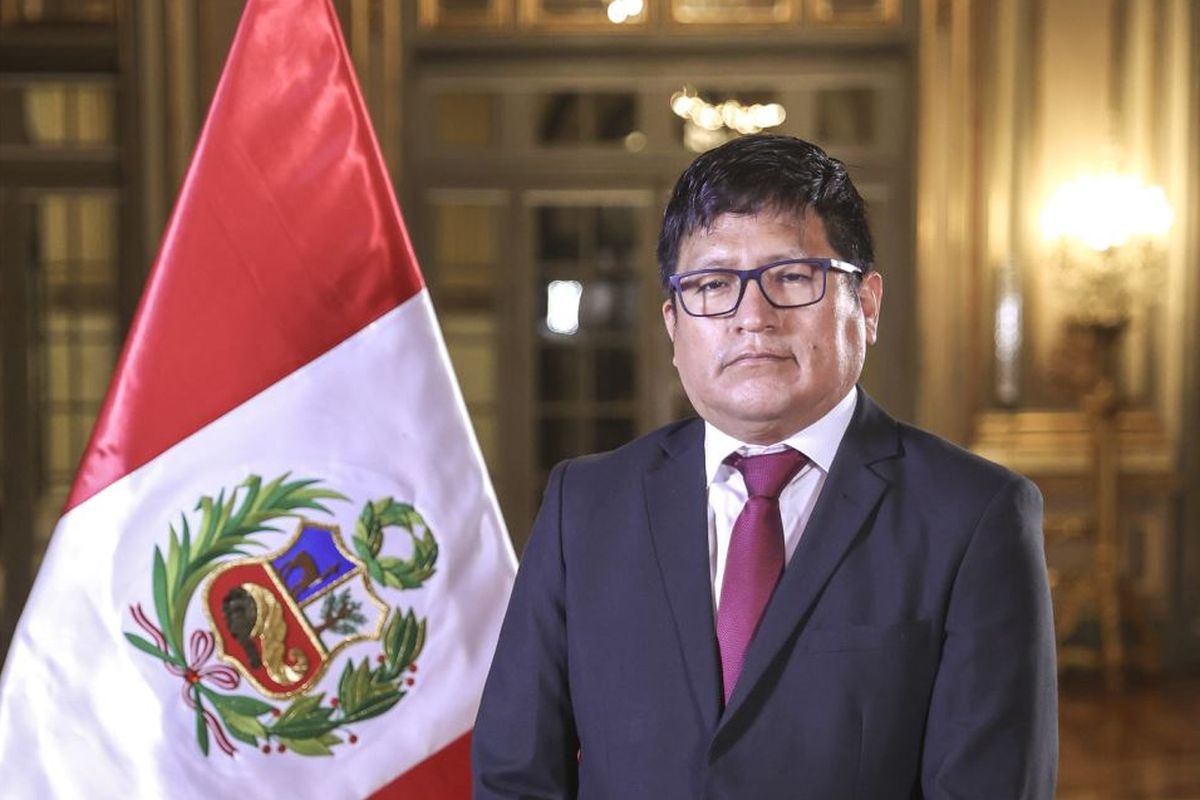 Peru's former Minister of Health, Jorge López Peña.