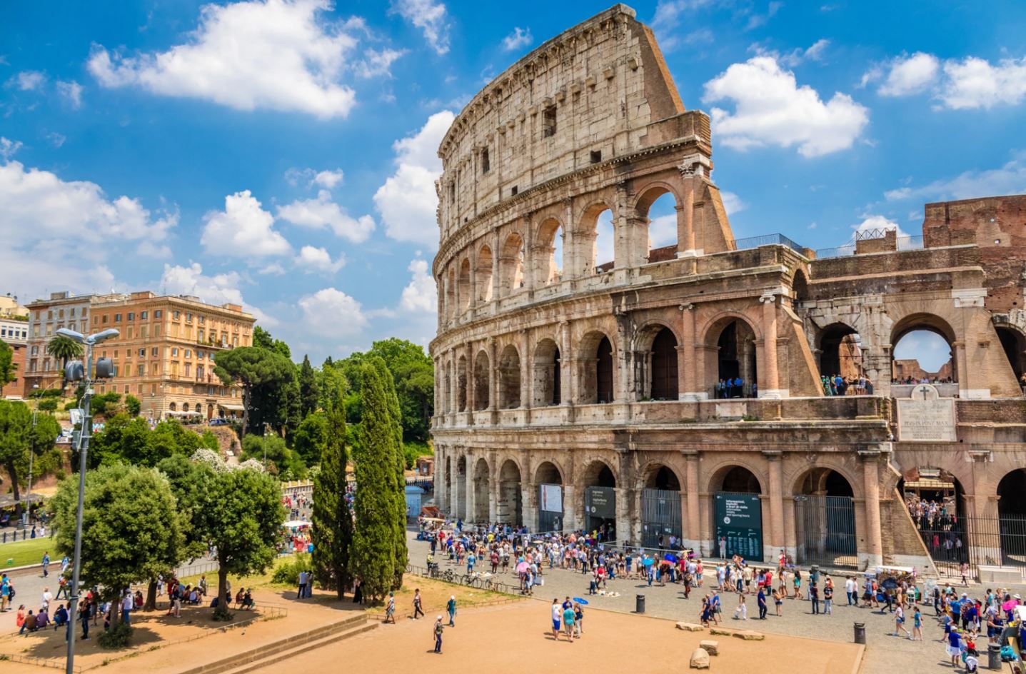 Rome's Colosseum is one of Italy's most famous tourist attractions.