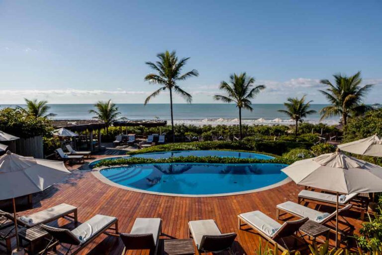 The former home of Brazilian star singer Gal Costa in Trancoso, Bahia, is now a top-class pousada