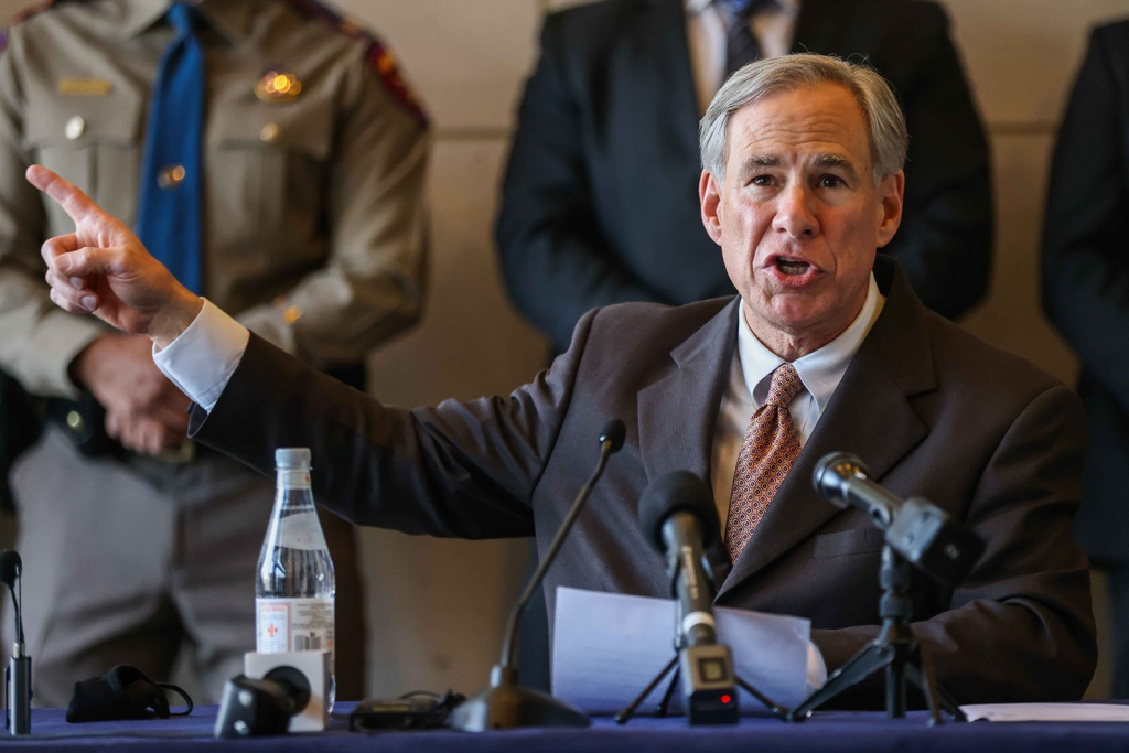 Texas Governor Greg Abbott, Texas officially declares the invasion of its border with Mexico and deploys the National Guard