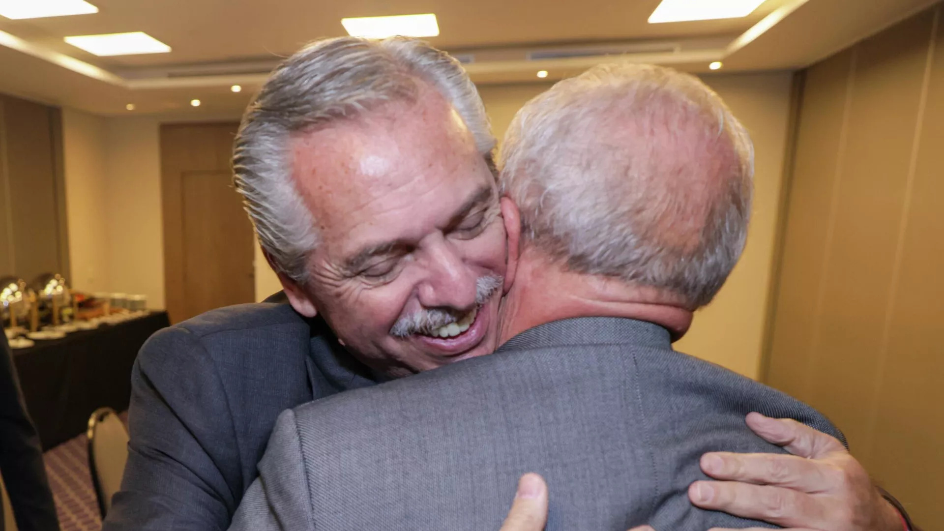 Alberto Fernández and Luiz Lula da Silva. (Photo internet reproduction)