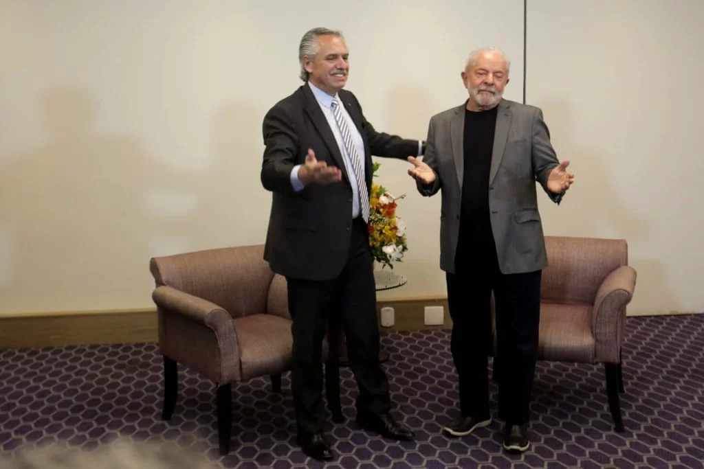 Alberto Fernández and Luiz Lula da Silva. (Photo internet reproduction)