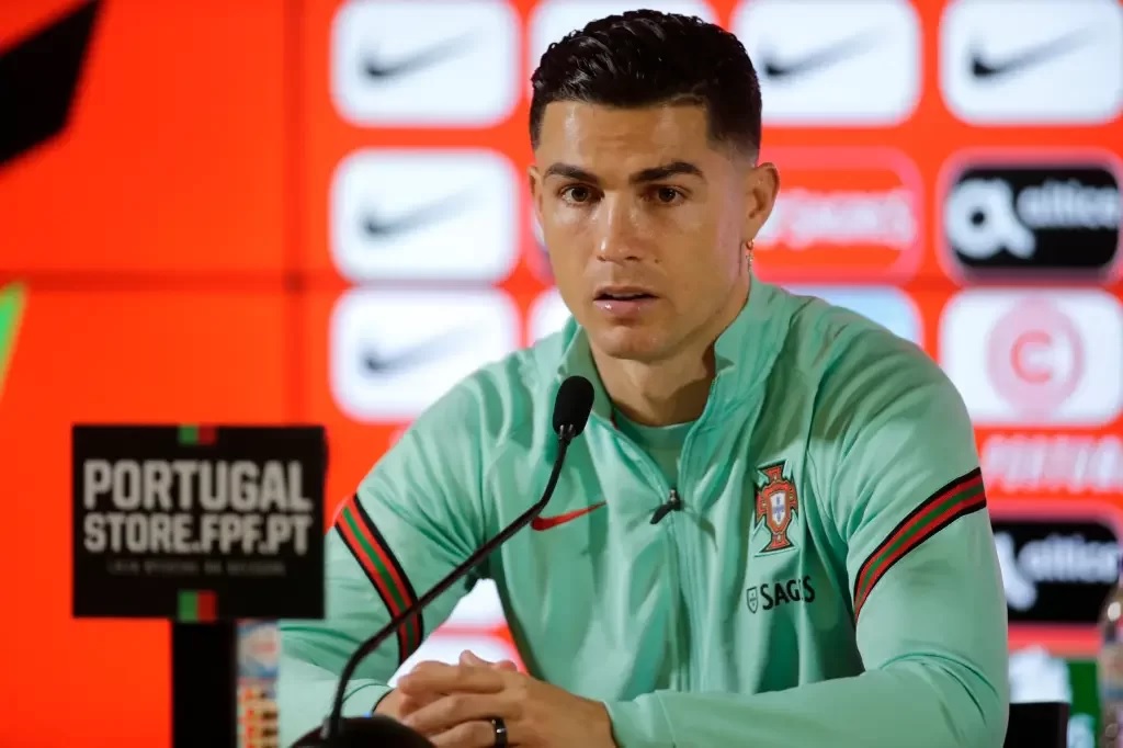 Portugese soccer star, Cristiano Ronaldo.