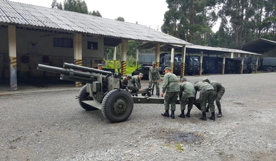 Ecuador also deploys six units of the RM-70, on 8x8 Tatra T813 "Kolos" vehicles, with armored cabs.