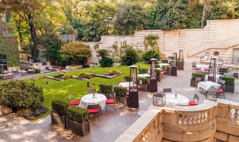 Restaurant Gioia Cocina Botánica in the Palacio Duhau Park Hyatt, Buenos Aires.