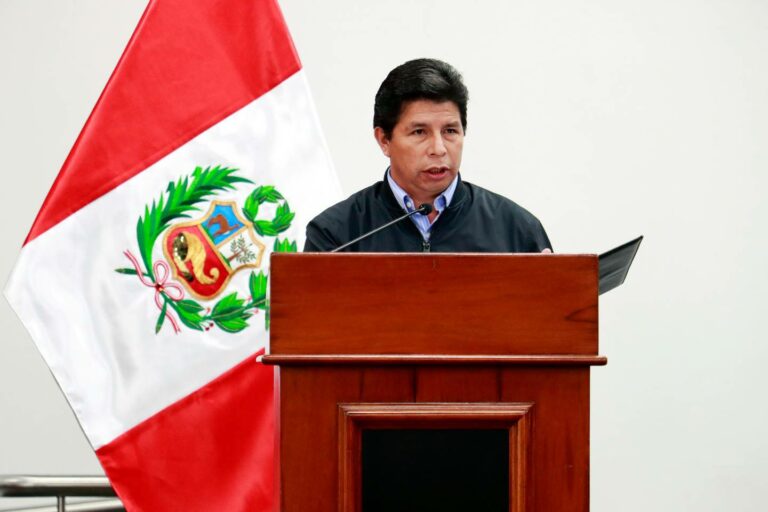 Peru’s Pedro Castillo announces dissolution of Congress