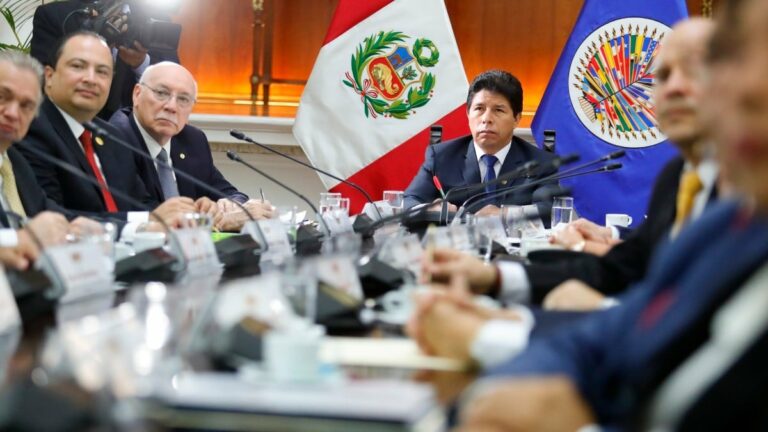 The OAS recommends implementing a ‘political truce’ in Peru