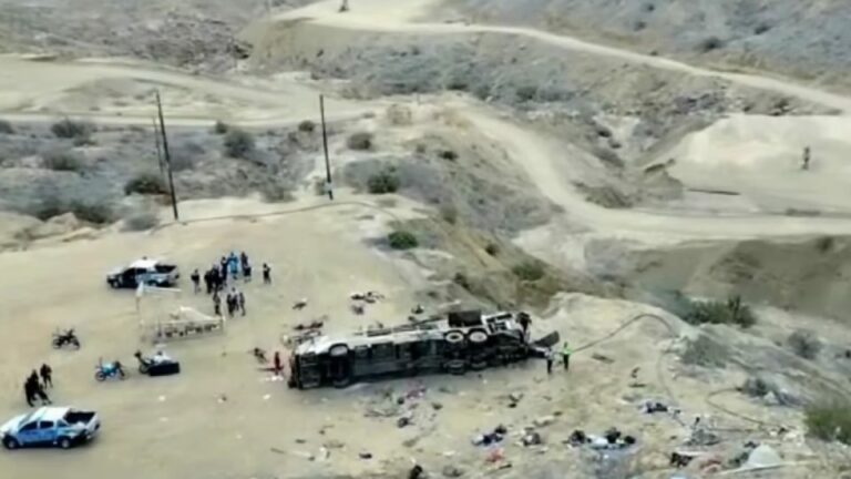 Bus falls off a cliff, leaving more than 20 dead in Peru