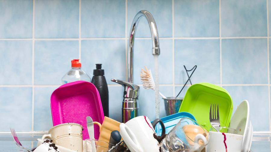 dirty sink