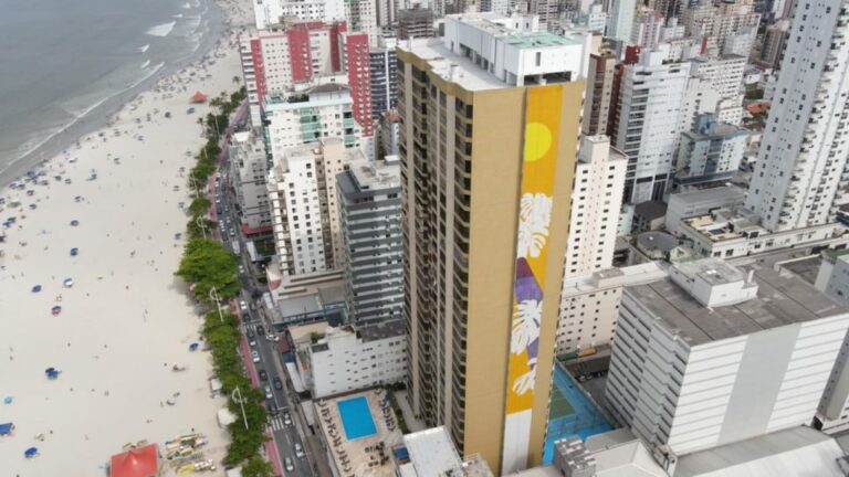 Urban art: Balneário Camboriú is about to receive the tallest graffiti in Brazil