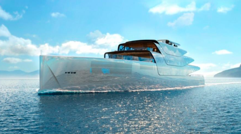 The world’s first 3D-printed superyacht will be ‘invisible’ at sea