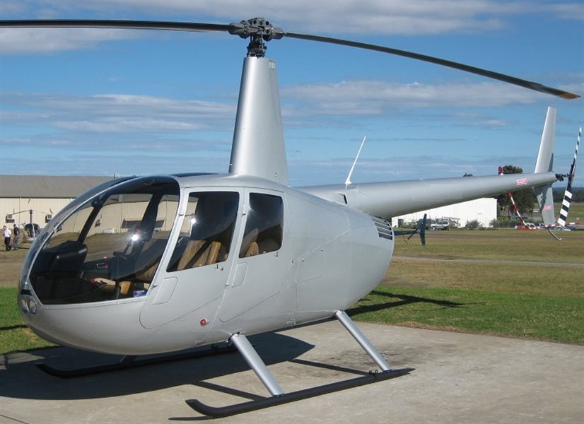 A Robinson 44 Raven II helicopter.