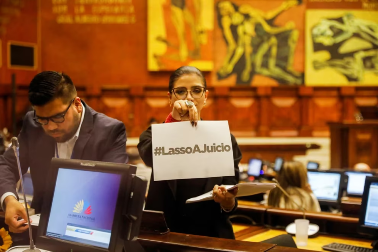Opposition unites in Ecuador to impeach center-right Guillermo Lasso
