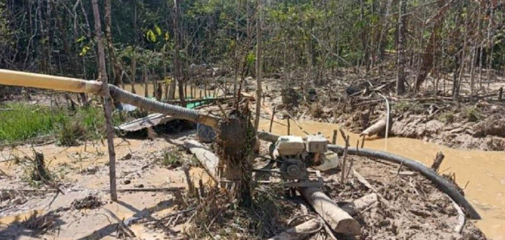illegal mining