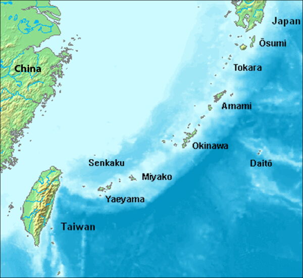 Japanese islands chain. (Photo internet reproduction)