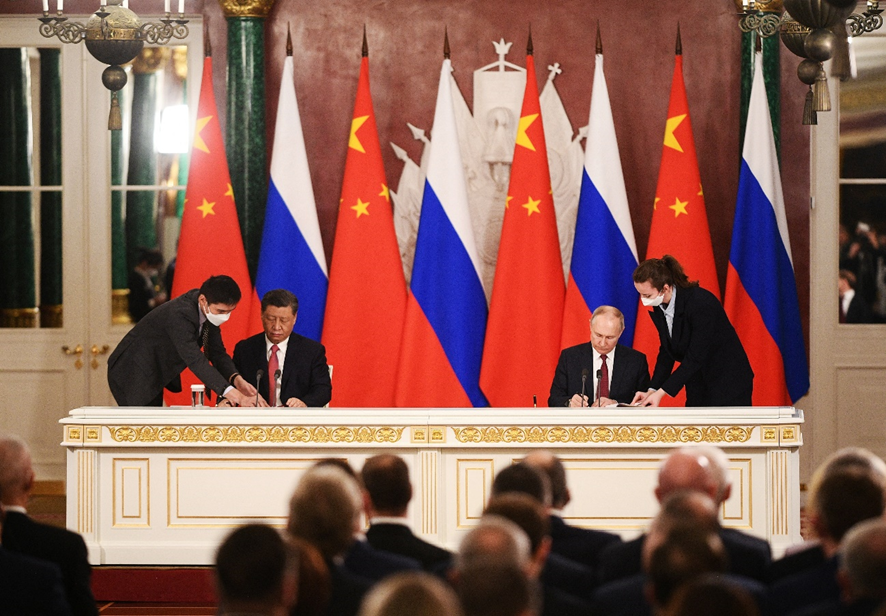 , A new axis is forming: Xi Jinping visited Moscow and agreed with his &#8220;dear friend&#8221; Putin on a series of cooperation treaties