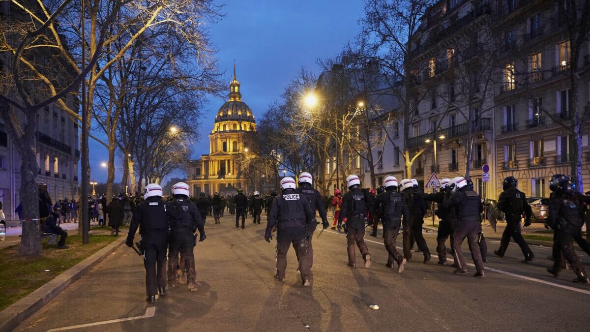 Over 170 protesters were arrested in Paris during riots