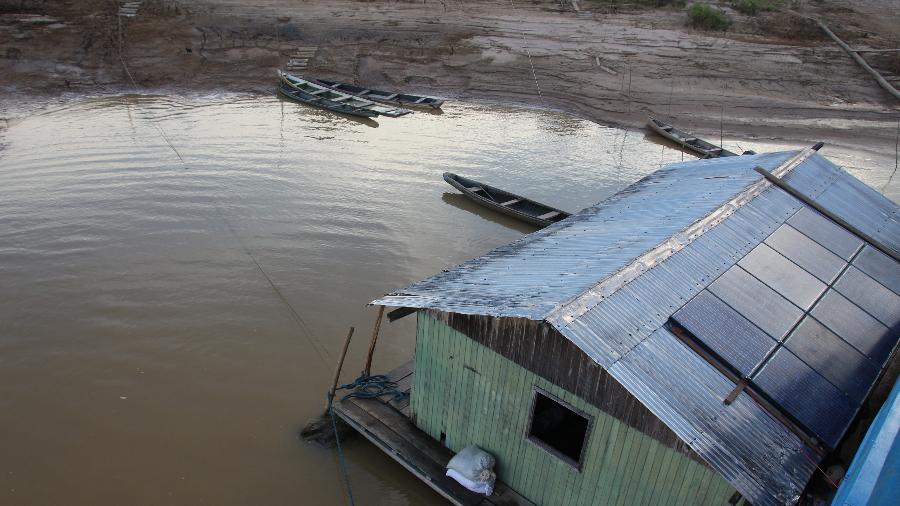 solar panel in the amazon