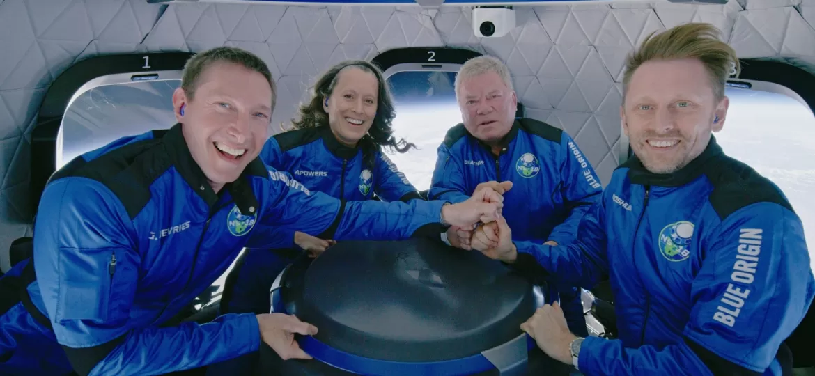 blue origin tourists