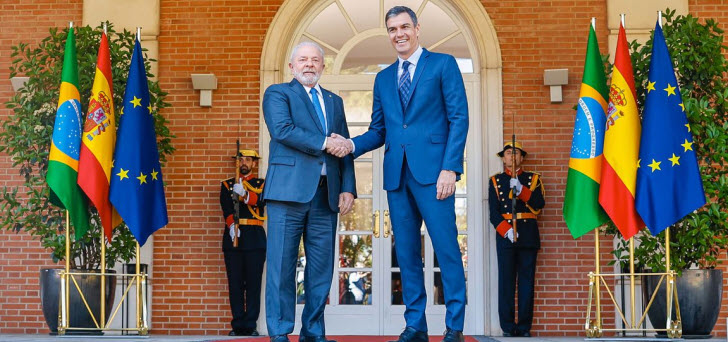 Brazilian President Lula ends trip to Spain
