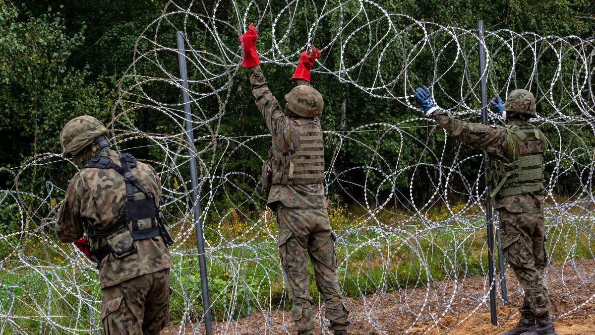poland soldiers border russia