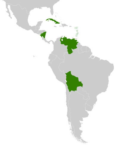 ALBA member states. (Photo Internet reproduction)