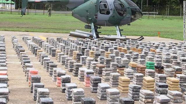 Panama sends 49 tons of cocaine to the United States for incineration. (Photo internet reproduction)