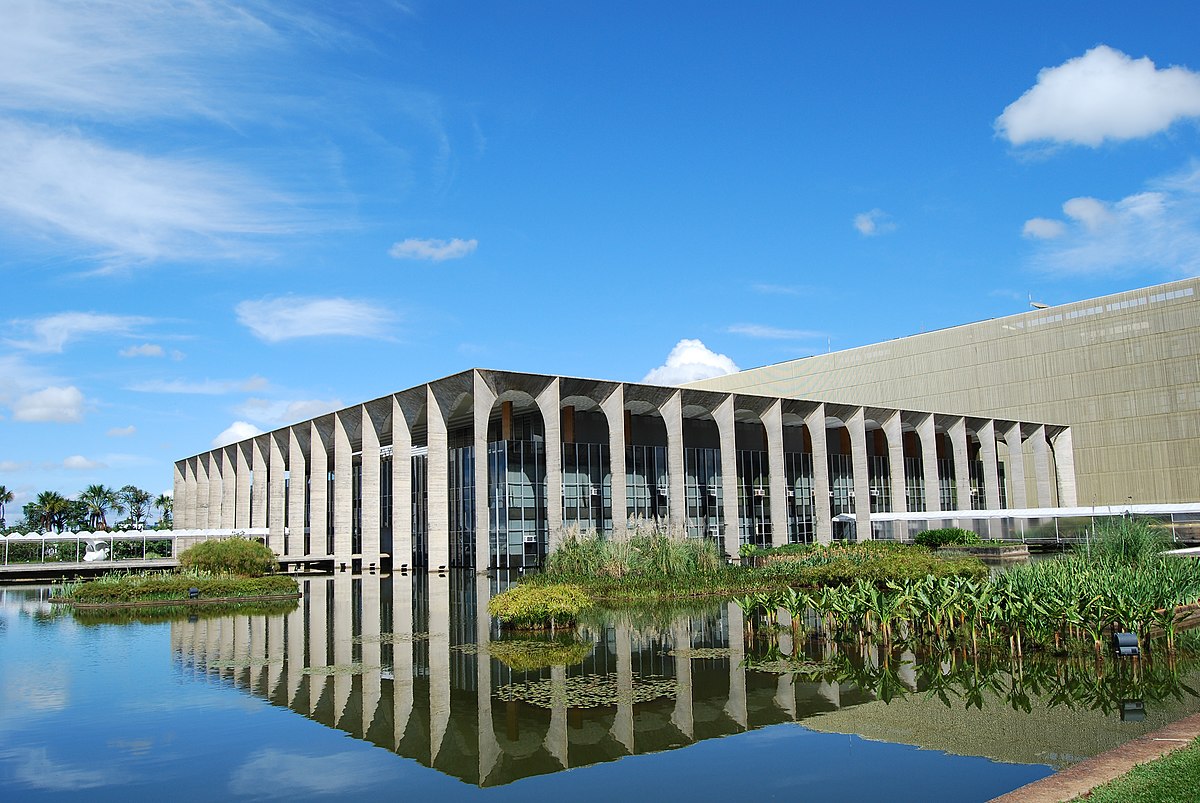 Itamaraty Palace. (Photo Internet reproduction)