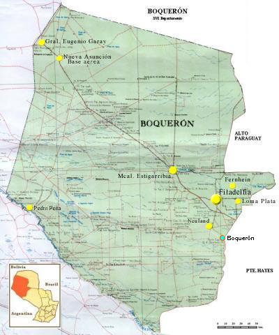 Department of Boquerón, in the western region of the country or Chaco. (Photo internet reproduction)