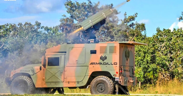 Brazilian defense group unveils Armadillo rocket launcher at Army Artillery Day