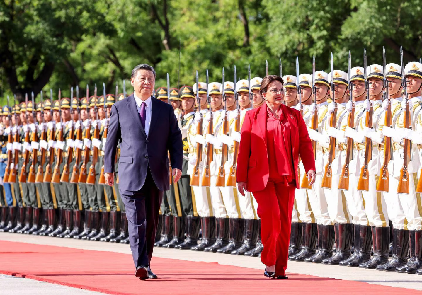 China's President Xi Jinping recently hosted Honduran President Xiomara Castro. (Photo Internet reprouduction)