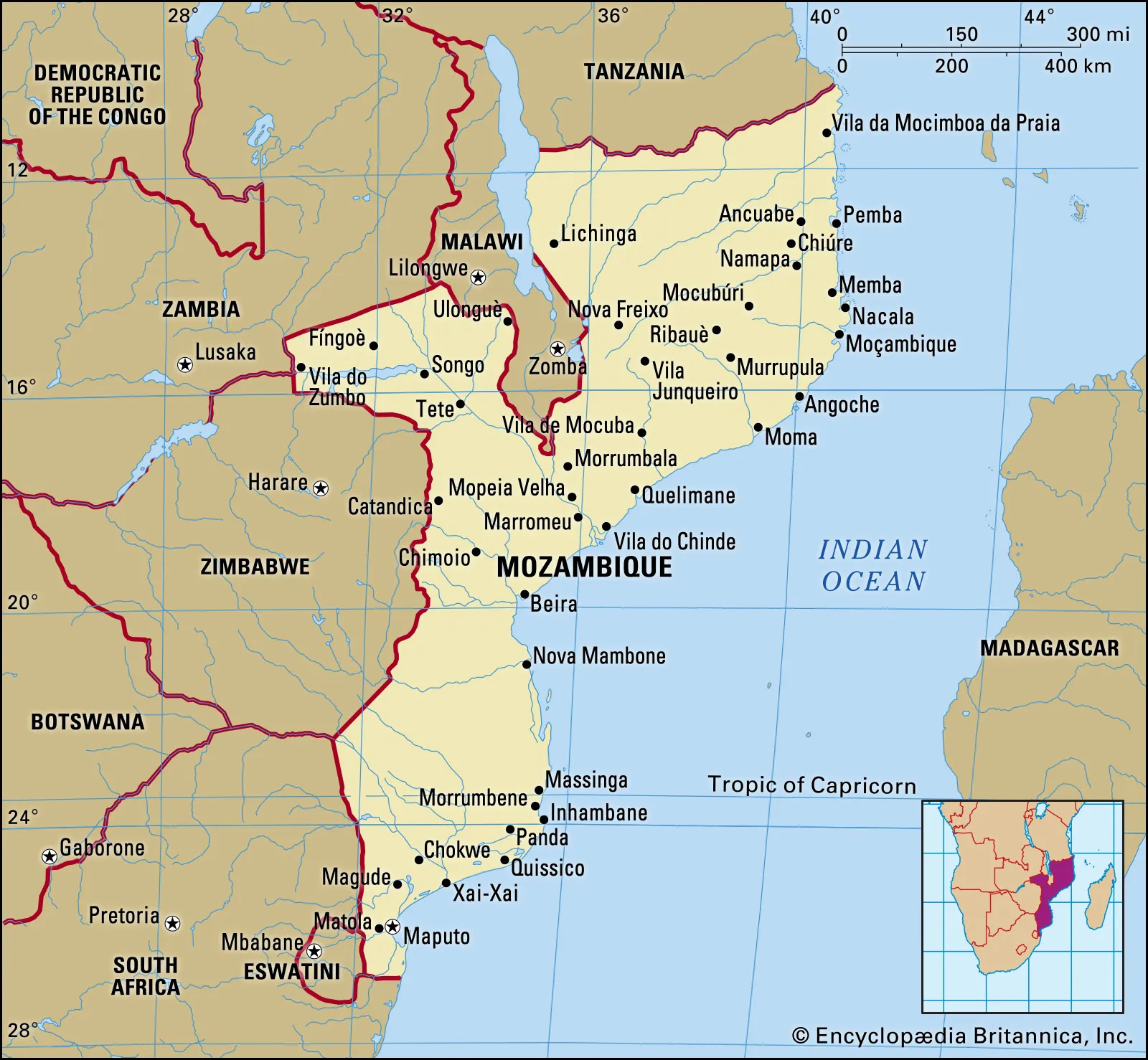 Mozambique-map-boundaries-cities-locator