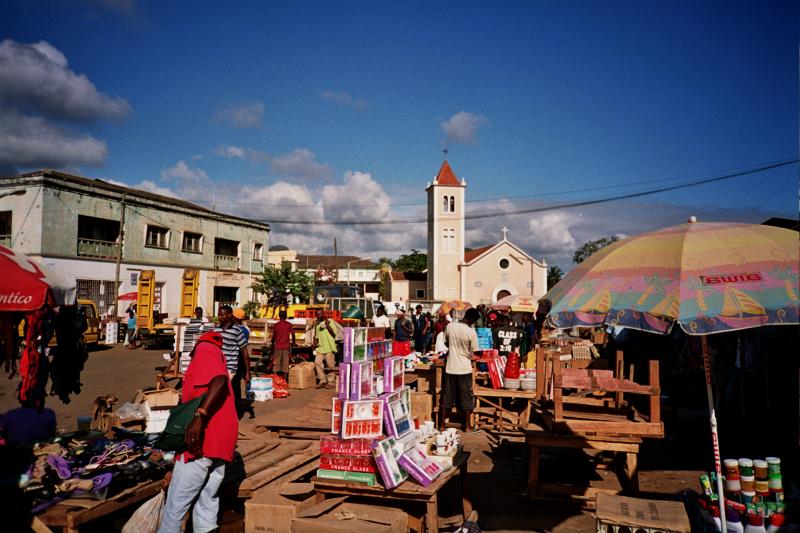 São Tomé capital market. (Photo Internet reproduction)