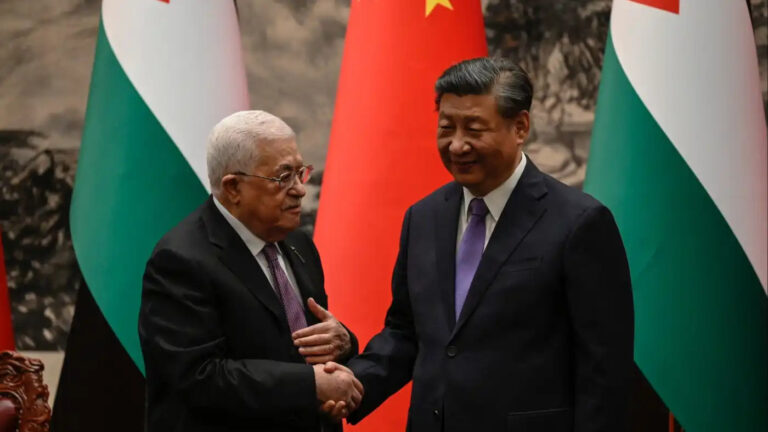 China pledges to facilitate Palestinian-Israeli peace process