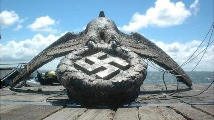 Controversy surrounding Nazi eagle recovered from sunken ship troubles Uruguayan government