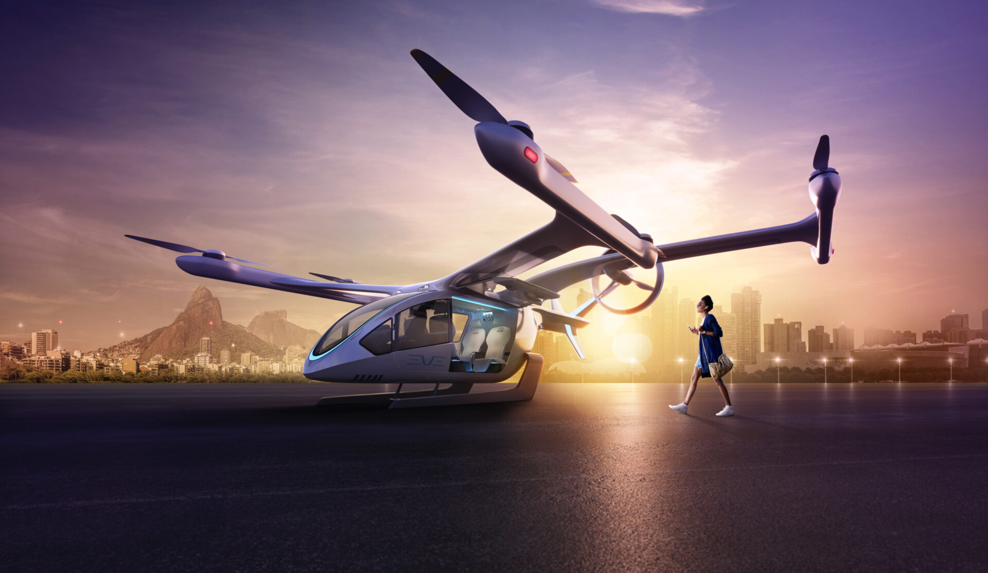 Embraer teams up with Japanese firm to develop electric motors for flying cars. (Photo Interrnet reproduction)