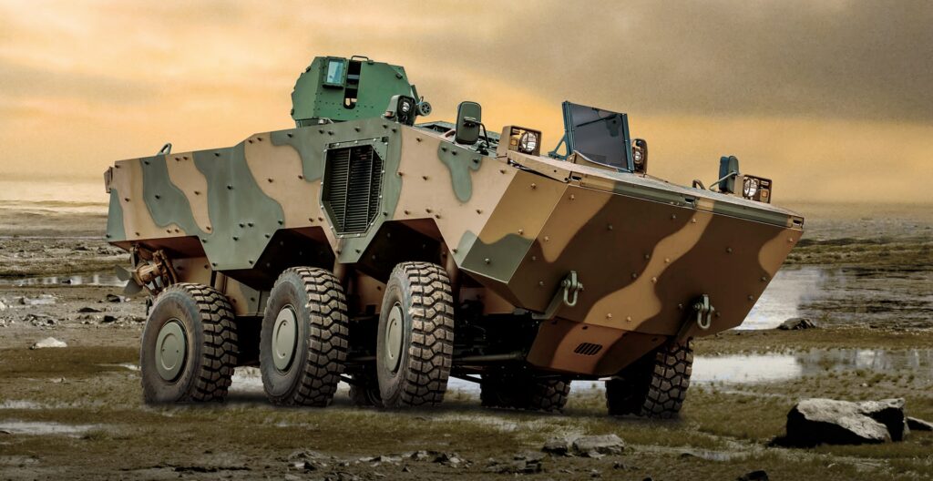 Guarani 6x6 armored vehicle. (Photo Internet reproduction)