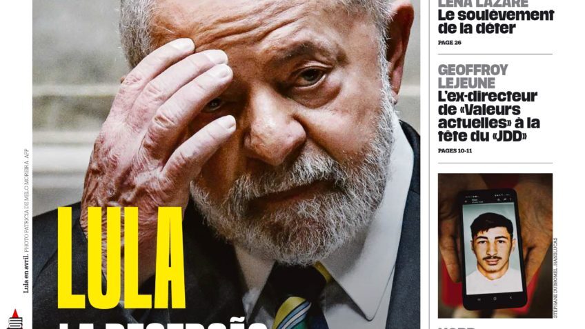 Lula faces harsh criticism from French newspaper, Liberation. (Photo Internet reproduction)