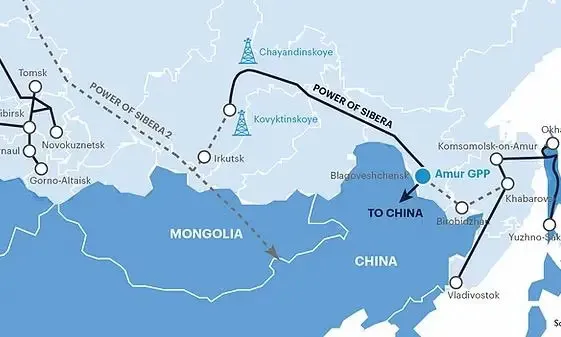 Mongolia's potential benefits from the Power of Siberia-2 pipeline. (Photo Internet reproduction)