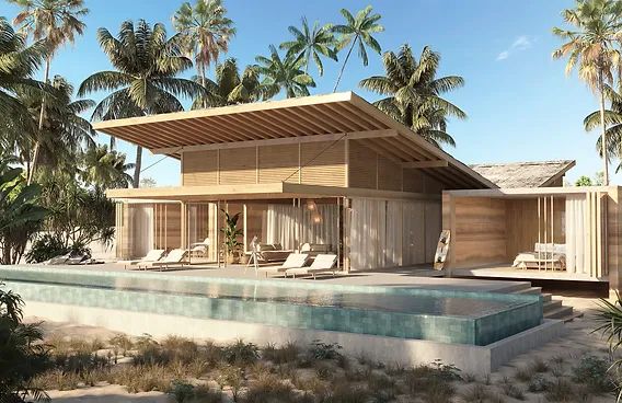 Vila Carnaúba covers an area of 516,000 m² with a 400 m long beach promenade.