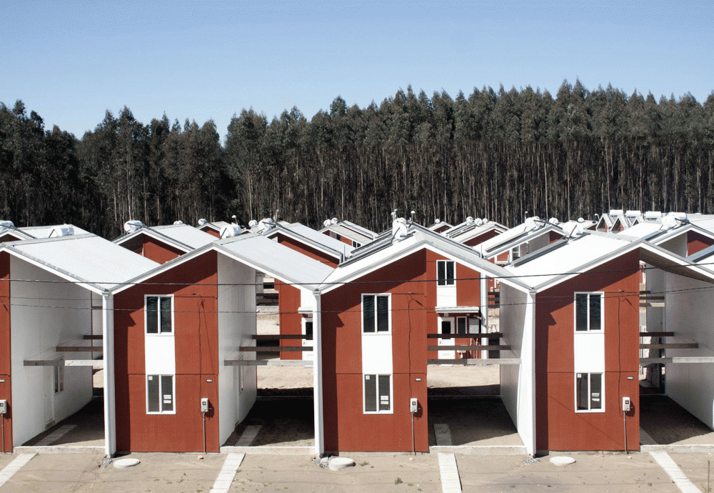 Chilean army provides land for social housing construction. (Photo Internet reproduction)